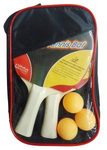 China Bag Packing Table Tennis Set Concave / White Laminated Handle For Training on sale