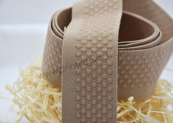 Quality 3D Raised SGS Silicone Dots Anti Slip Elastic Band For Clothes for sale