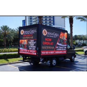 SMD1921 4500CD/M2 P4mm IP65 Mobile Trailer LED Display