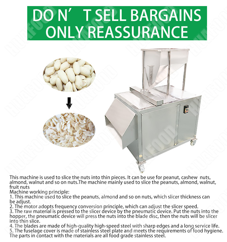 Nut Slicing Machine Almond Slicing Machine Ginseng Slicing Machine