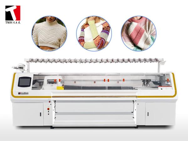 Quality TWH Computerized Flat Knitting Machine , 52Inch 3G Automatic Knitter Machine for sale