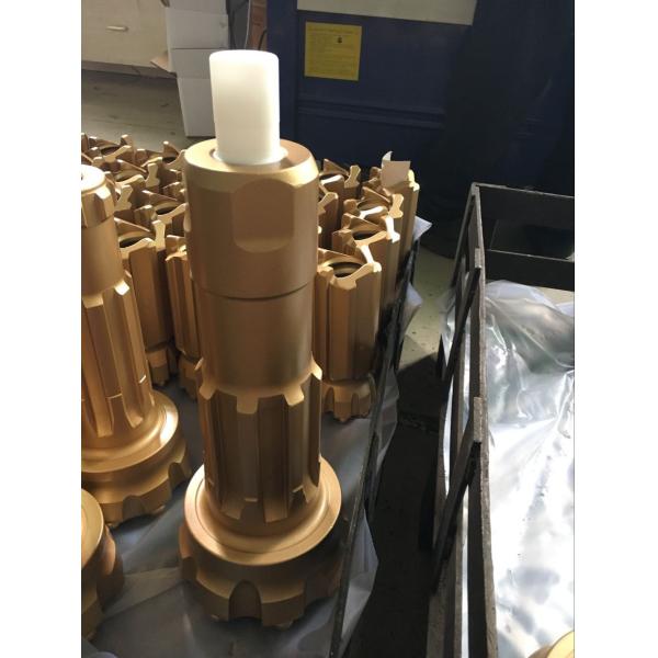Yellow 6 Inch High Pressure DTH Drill Bits For Mining / Well Drilling