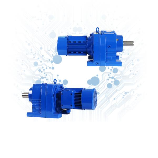 Compact Single Stage Speed Helical Gear Reducer Motor OEM