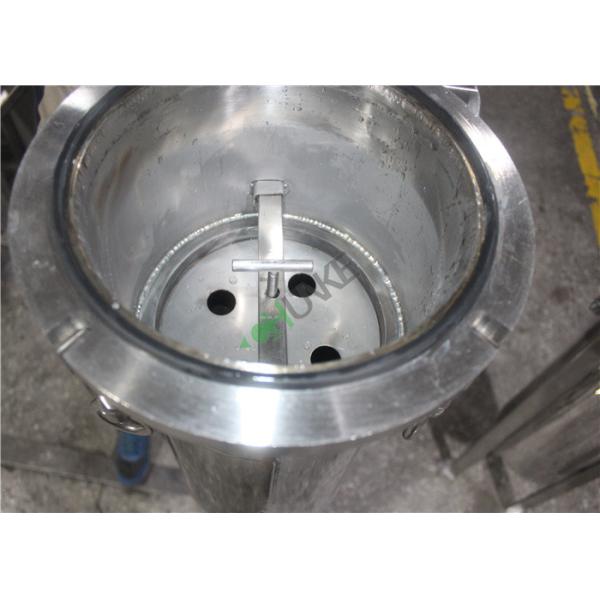SS 304 316 Stainless Steel Water Filter Housing Single Bag High Pressure