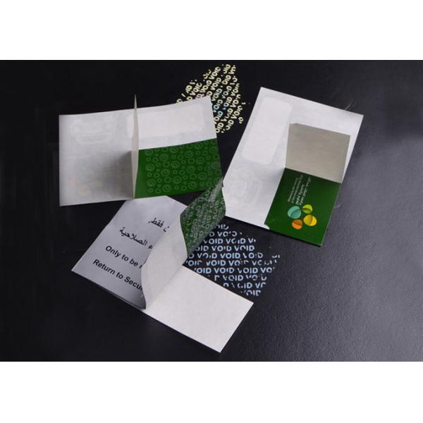 Customized warranty adhesive antifake peef off VOID sticker printing