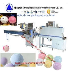 Buy cheap SWSF 590 High Speed Shrink Wrapping Machine PLC Control Bath-Salt Packaging Machine product