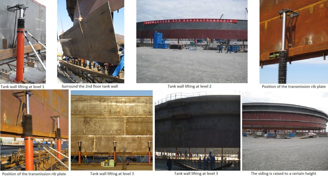 Advanced Hydraulic Tank Jacking Device Tank Lifting System for Tank Construction