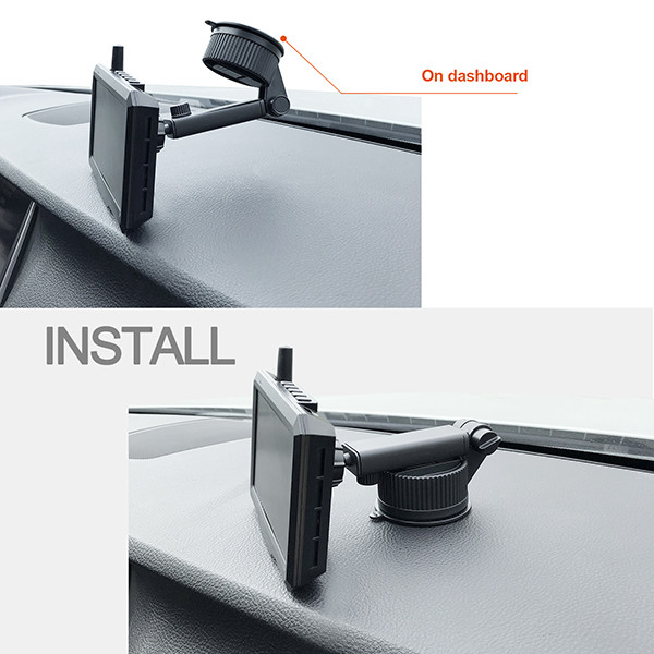 HD1080P DVR Backup Camera System Mirror Digital Display Dashcam