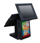 15 inch POS machine with Linux and Winsystems 5 wire resistive touch screen 2G
