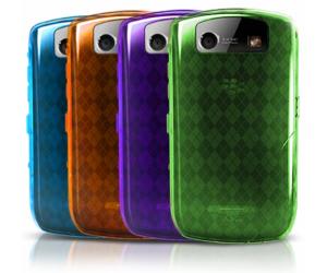 China Red Aluminum Silicone Case for Blackberry Curve 8520 on sale