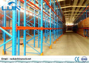 Heavy Duty Selective Pallet Racking System Customized Beam Length