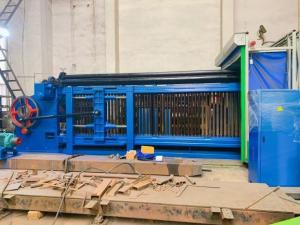 China LNWL4 Gabion Hexagonal Wire Mesh Weaving Machine 84*100mm Mesh for Rockfall Protection on sale