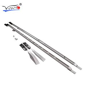 C009 HIGH QUALITY ROOF RAILS SIDE RAILS FOR LAND ROVER DISCOVERY 4 SILVER