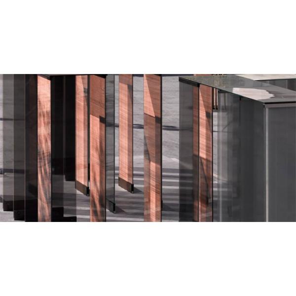 Residential Bronze Laminated Glass Metal Mesh For Windows