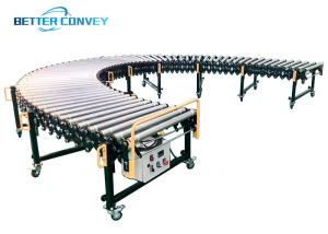China Expandable Flexible Roller Conveyor on sale