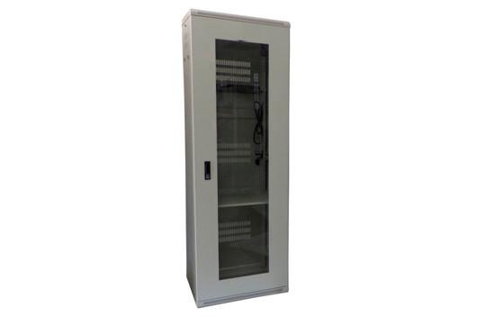 Quality Indoor Floor Standing Fiber Optic Cabinet With 2 Cooling Fan 1 PDU for sale