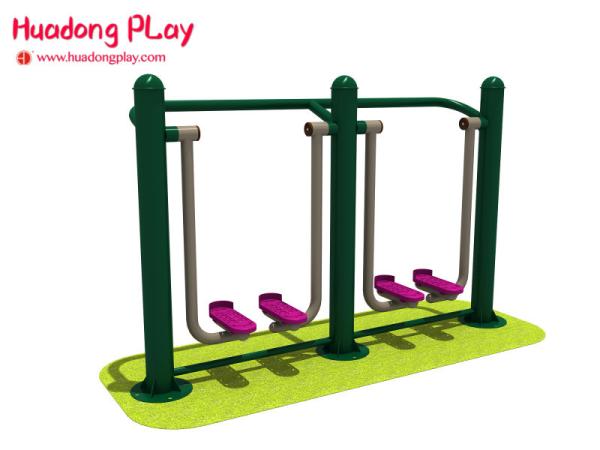 Quality Two Person Stationary Open Air Fitness Equipment With Ground Stroller 180*40*120cm for sale