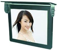 China 17 3G Bus Digital Signage Monitor / LCD Advertising Display Ceiling mounted With Scrolling Marquee on sale