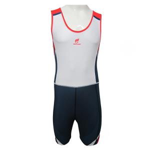 China Free Design Mens Rowing Sports Clothing Polyester / Lycra Fabric on sale