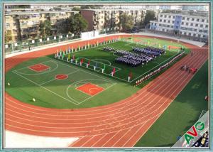 Buy cheap Excellent Anti - Wear Performance Football Synthetic Grass Mixing Double Green product