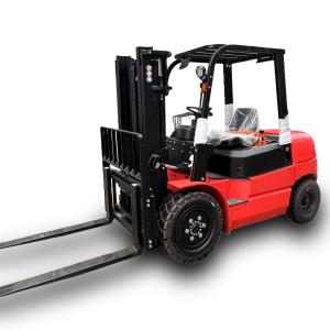 Diesel Forklift Three Stage Mast Thicken Powerful Durable Optional Side Loader