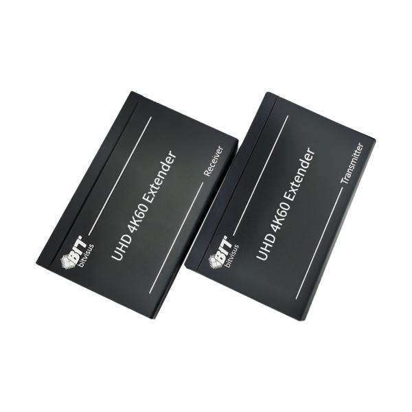 Quality RS232 4K HDBT HDMI Extender Over CAT6 100m Video Transmitter And Receiver for sale