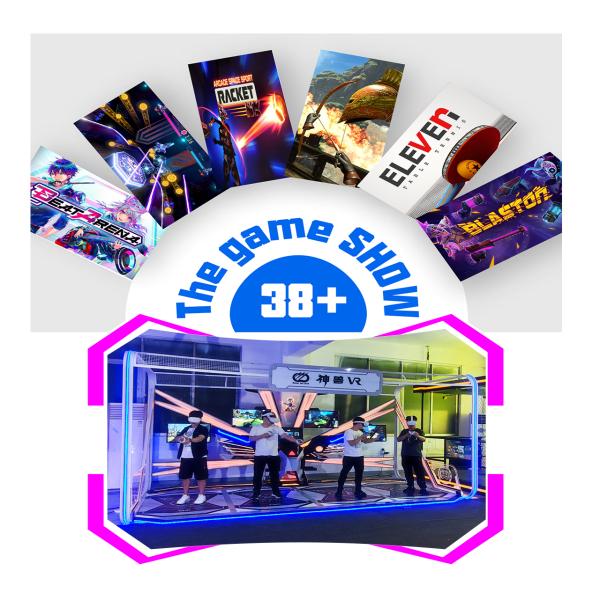 9D 4 Players VR Express Shop Virtual Reality Shooting Simulator 42 Games