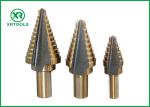 Straight Flute HSS Step Drill Bit , 2 Inch Step Drill Bit For Multiple Hole