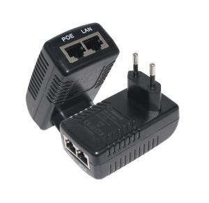 Buy cheap 0.4A 1000mbps 24v 48v 1a RJ45 POE Injector Splitter Power Over Ethernet Adapter product