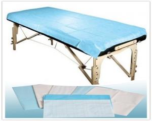 Buy cheap Disposable Bed Cover non woven blue bed sheet for beaty salon and clinic product