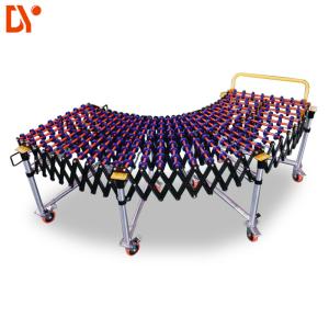 China Warehouse Roller Conveyor System Gravity Flexible Roller Conveyor With Skate Wheels on sale