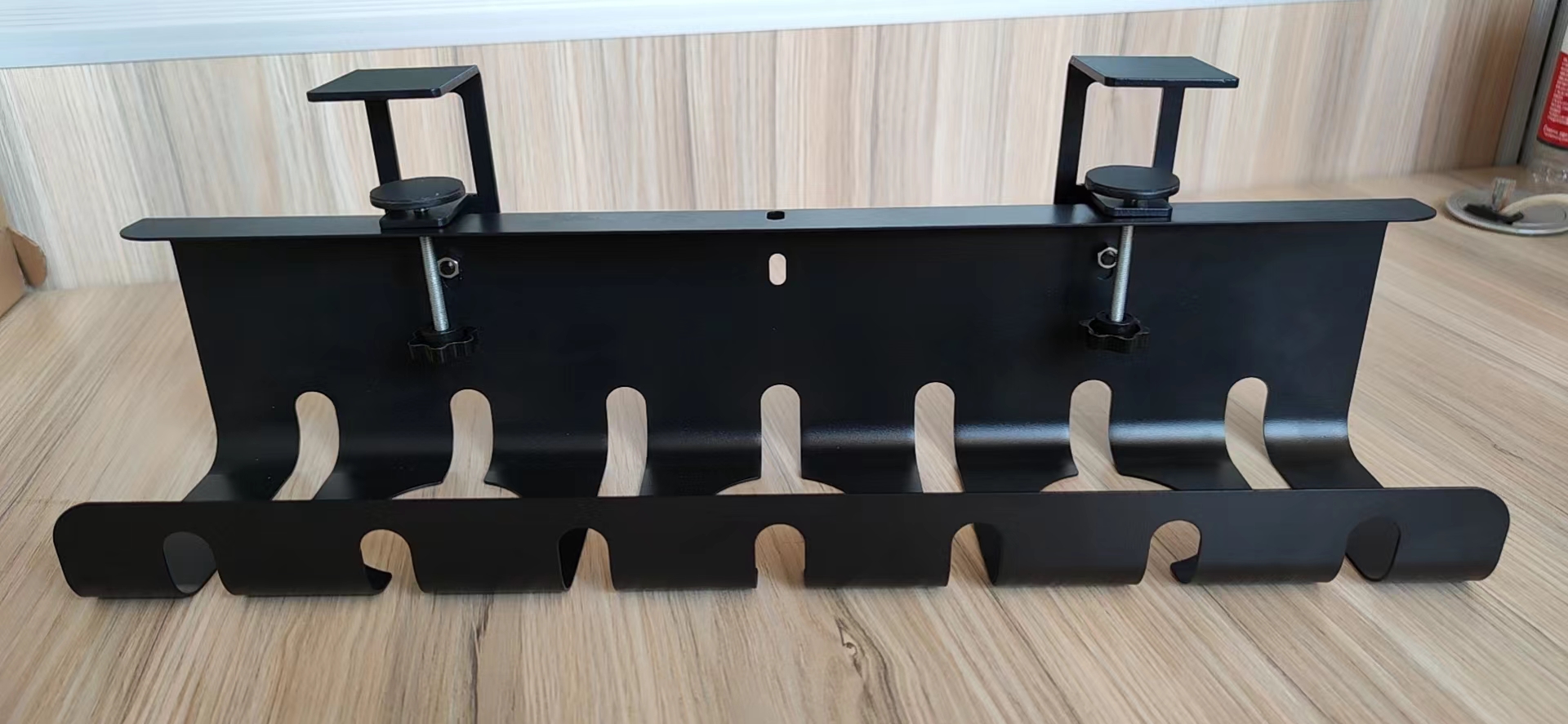 Hook Type Wire Organizer for Desks Offices and Kitchens Silver Installation Type Hook