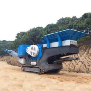 Buy cheap Crawler Type Mobile Jaw Crusher Plant Wheel Mounted For Mining product