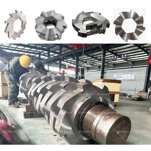Industrial Grade Metal Shredder for Stainless Steel and Aluminum Alloy Processing Double Shaft Shredder