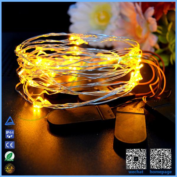 Quality LED copper wire string light battery powered for sale