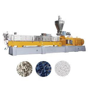 Buy cheap PE with Pigment Plastic Masterbatch Granules Making Machine Twin Screw Extruder product