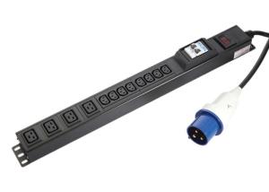 China Black 12 Way Mixed Socket Set , Hybrid Data Center Power Distribution Unit on sale