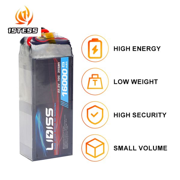 Solid State Battery Cell 6S 22.2V 16Ah 10C 355Wh Lithium Battery Pack for Versatile for Extended Range