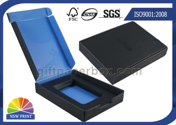 Quality Logo Spot UV Printing Corrugated Paper Boxes / Custom Corrugated Cardboard Box for sale