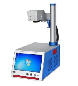 China Desktop Portable Mini Mopa Uv Fiber Laser Marking Machine 30w 20w 10w for Automated Loading in Machinery Repair Shops on sale