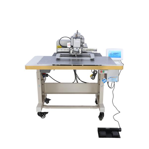 Pattern Automatic Threading Sewing Machine , Leather Industrial Pattern Sewing