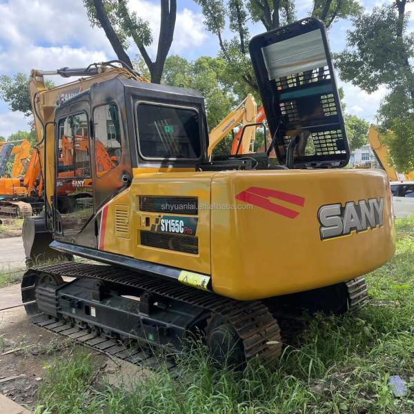 15000 KG Sany155C Second-Hand Excavator with Original Hydraulic Pump and Performance