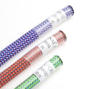 Colorful Dynamic Rock Climbing Rope for Intense and Dynamic Climbing Experiences