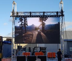 China Sports Advertising Outdoor Led Screen Hire P4.81 Energy Saving With 1-2 Years Warranty on sale