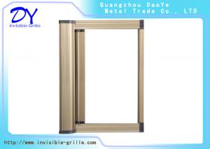 China 3.2m Sliding Retractable Invisible Screen Door Surface Finished on sale