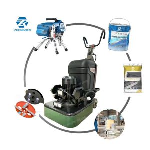 High Efficiency Concrete Floor Grinding Machine 2400rpm Smooth Operation