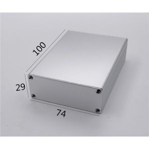 Buy cheap Anodized Black Width 74*29*100mm Aluminum Project Box Enclosure product