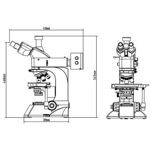 DIC Differential Interference Contrast Microscope iMet-216DIC With UIS Optical
