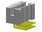 1.27mm Box Header Connector Dual Row R/A Dip Type 1.0AMP