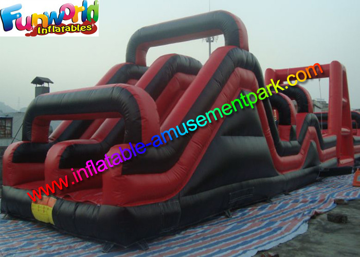 Boot Camp Challenge Inflatable Obstacle Course , Inflatable Obstacle Challenge For Outdoor